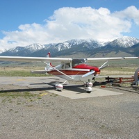 Flying in the Rocky Mountains